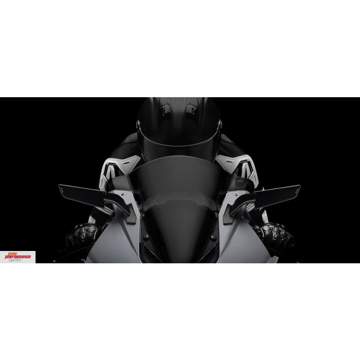 Miroir De Moto En Verre Blanc, 22mm, Extrémité De La Barre De Poignée,  Rétroviseur Latéral Pour S1000R S1000 (Color : Blu) : : Auto et  Moto