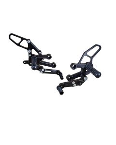 Woodcraft Complete Rear Set Kit with Pedals 2022- Yamaha R7