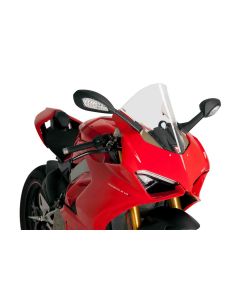 Puig R-Racer Windscreen 2018-2024 Ducati Panigale V4, 2020-2024 Panigale V2