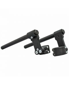 Woodcraft BMW R nineT 55mm 3 inch Clip-on Riser Assembly with Standard Black Bars