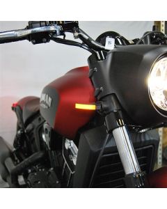 New Rage Cycles Indian Scout Bobber LED Front/Rear Turn Signals 